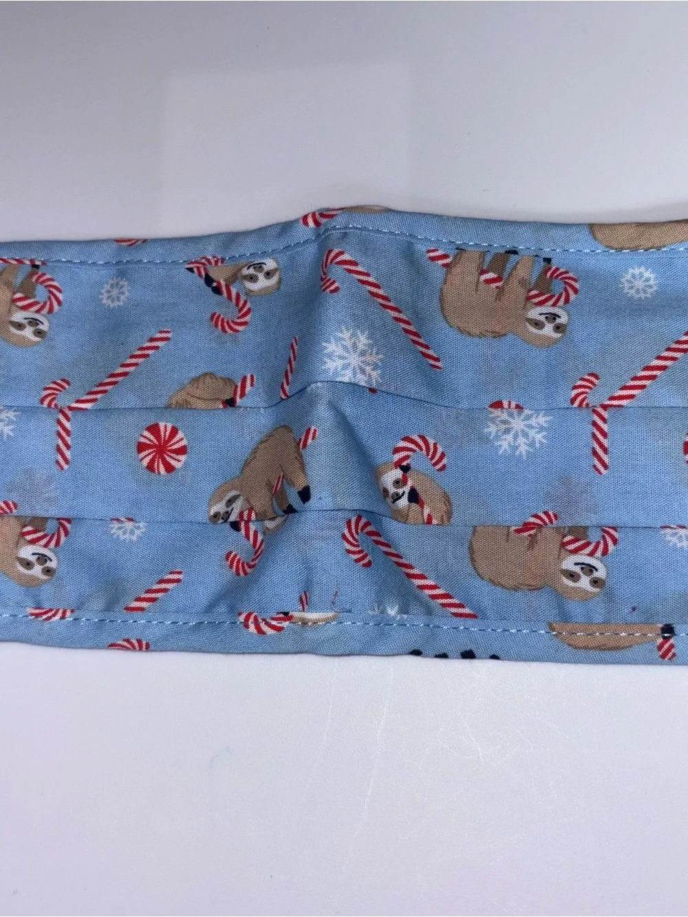 Old Navy NWOT Blue Peppermint Sloth Face Mask
